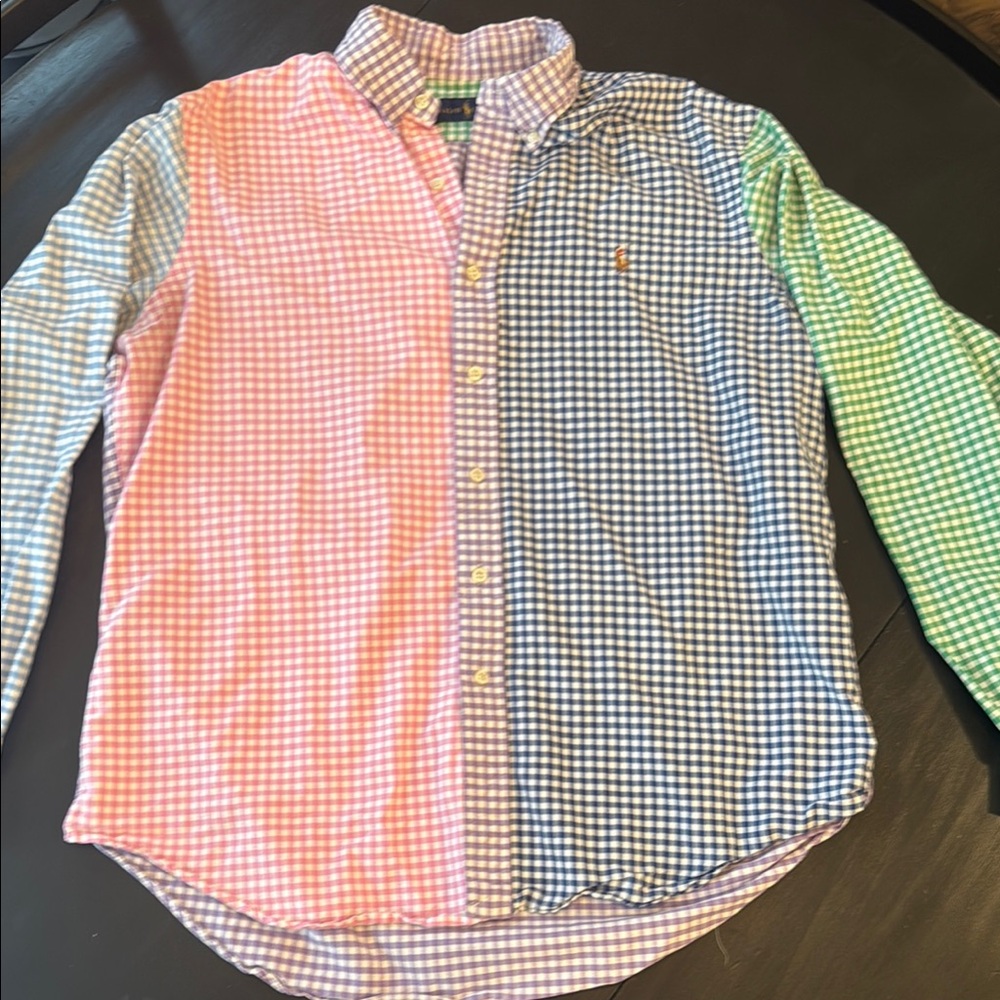Ralph Lauren Multicolor Gingham Dress Shirt